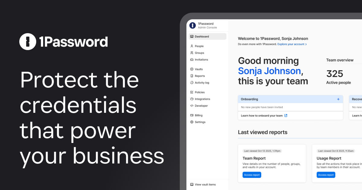 1Password product